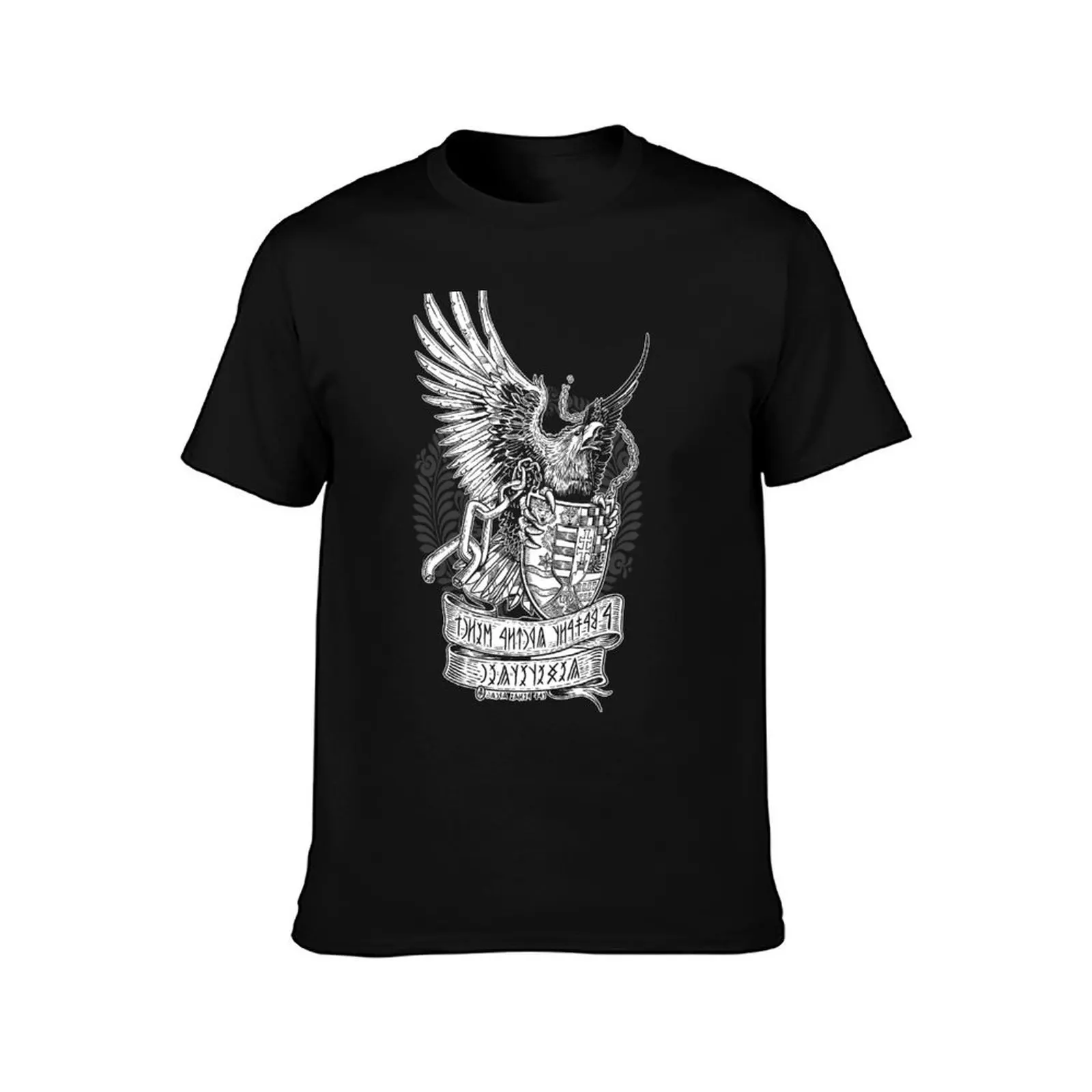 It is impossible to chain a Hungarian person - Hungarian Turul Bird T-Shirt t shirt man designer T-Shirt