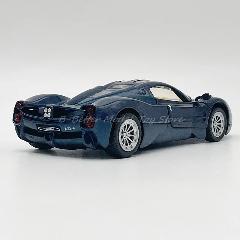 1:32 Diecast Super Car Model Toy Utopia Pulll Back Réplica em miniatura com som e luzes