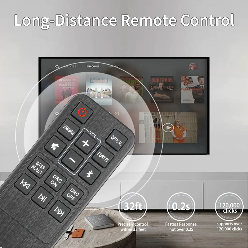 COV33552438 COV33552433 استبدال جهاز التحكم عن بعد، لشريط الصوت LG SK1