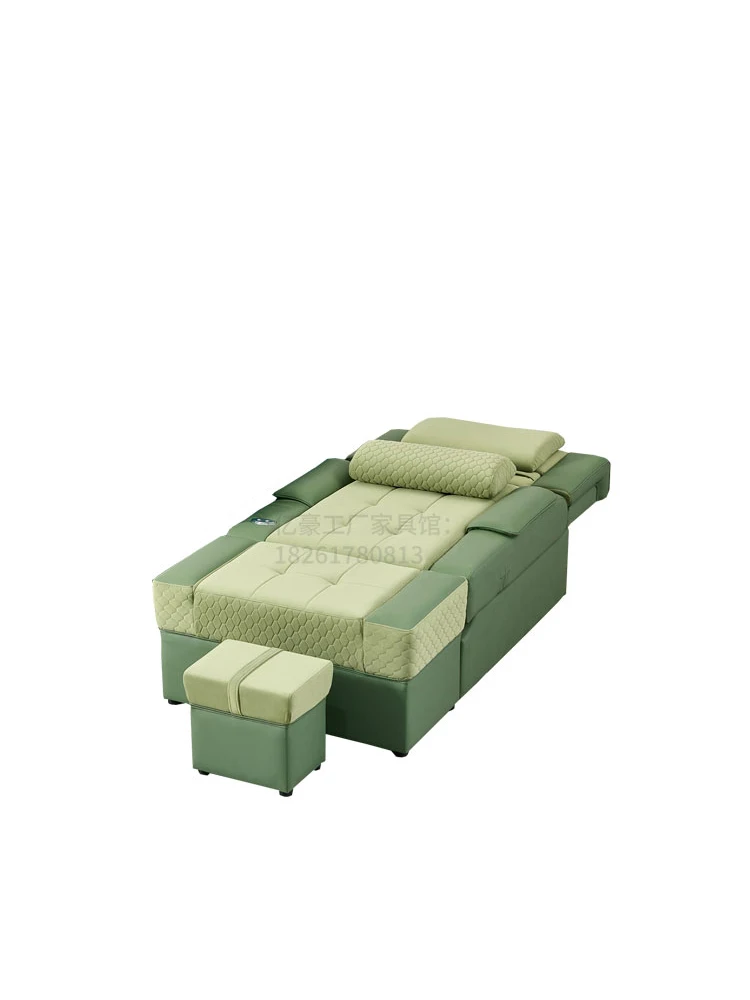 Fußmassagesofa Elektrische Fußmassage integriertes Massagebett Sauna Fußstuhl