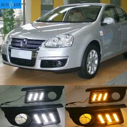 2x Car-specific for VW Jetta MK5 Sagitar 2006 2007 2008 2009 2010 LED DRL daytime running lights Fog Lamp Cover Frame