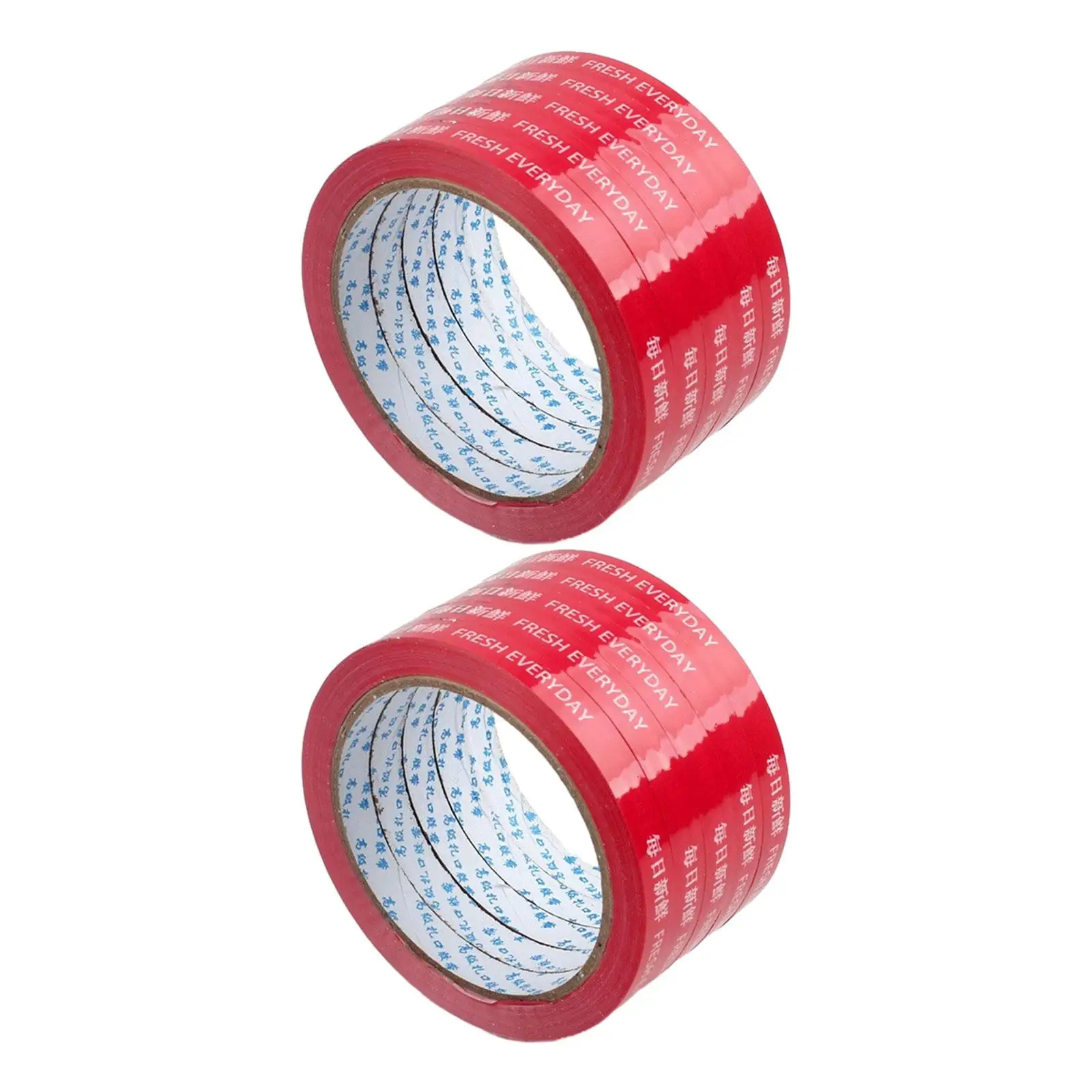 10x Bag Sealing Tapes Length 55M Packing Tapes Bag Sealer Tapes for Packaging Vegetables Meat Fruits Bread Convenience Store