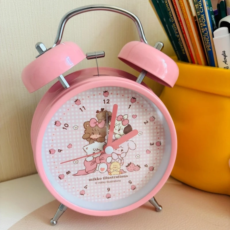 

New Mikko Clock For Student Anime Peripheral Clock For Girls Birthday Gift Cute Cartoon Mikko Alarm Clock Desktop Ornaments Toys