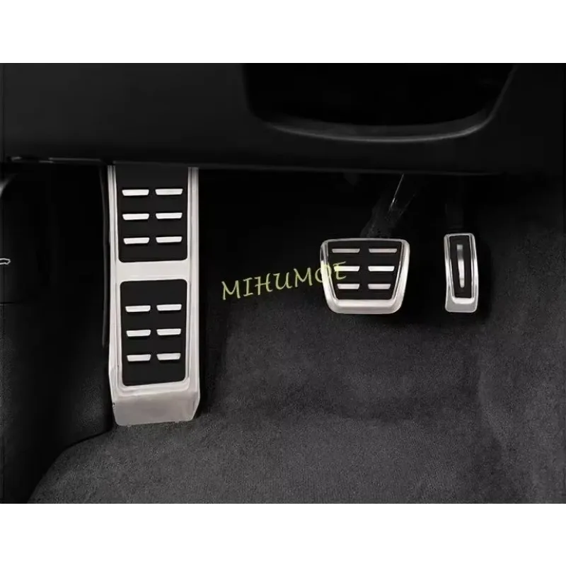 

На 2019 2020 2021 2022 2023 2024 Porsche Macan Facelift, подставка для ног из нержавеющей стали, набор чехлов на педаль газа и газа