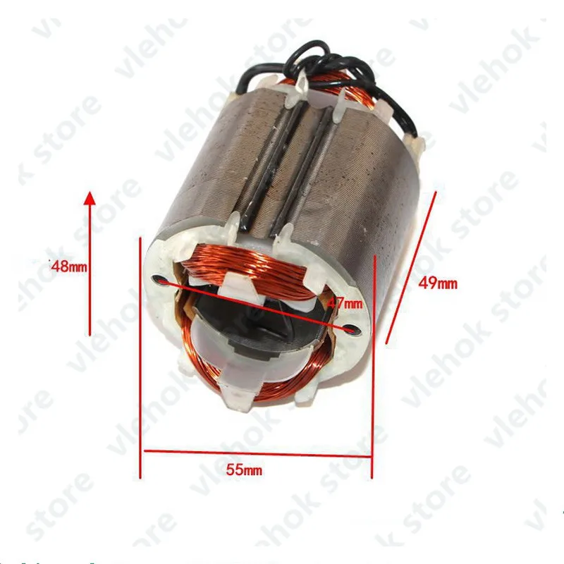 AC220-240V Armature Rotor Stator Field Replace for  MT190 1923B N1923B 1902 1901 N1900B Portable Planer Motor power tool