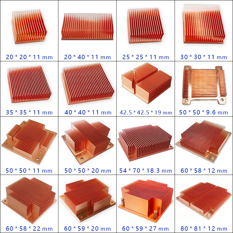 النحاس النقي المبرد DIY بها بنفسك بالوعة الحرارة المبرد تبريد برودة وحدة المعالجة المركزية رقاقة MOS الطبية IC توجيه TEC أشباه الموصلات تبديد الحرارة