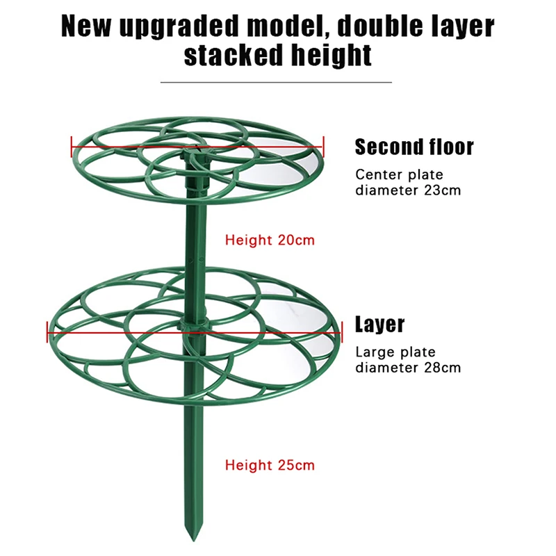 1Pc cremagliera in plastica a forma di girasole Bonsai struttura rampicante verde Luo granchio artiglio orchidea supporto a strato singolo ponteggio rampicante vite