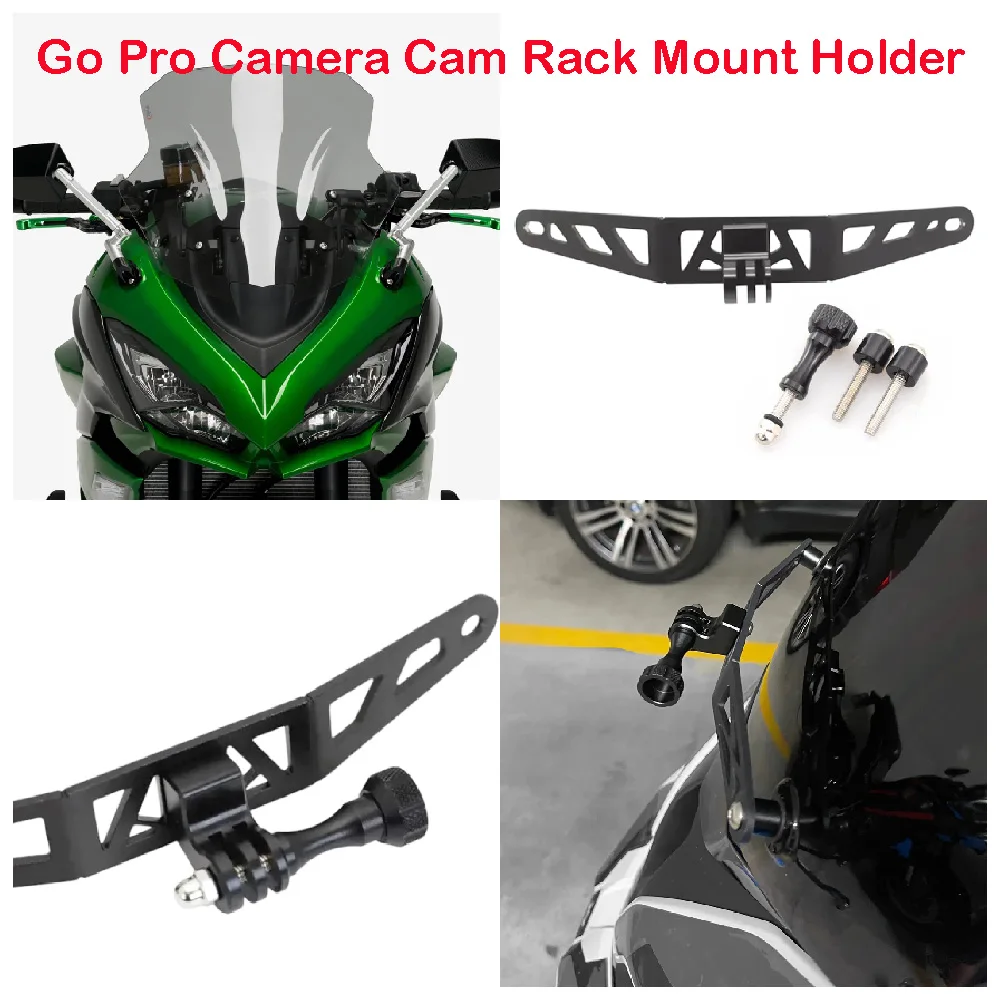 

Подходит для Kawasaki Ninja 1000 1000SX ABS 2020 2021 2022 2023 2024, кронштейн для камеры мотоцикла, держатель для крепления в стойку для видеорегистратора