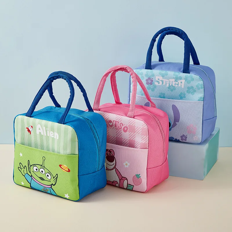 Disney cartoon Stitch cute lunch box bag Alien handbag Outdoor tote bag