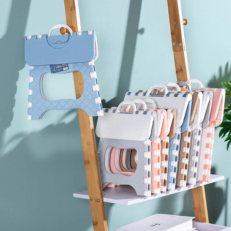 The home low stool, daily shoe-changing stool, outdoor small stool, fishing folding table, and convenient storage image 4