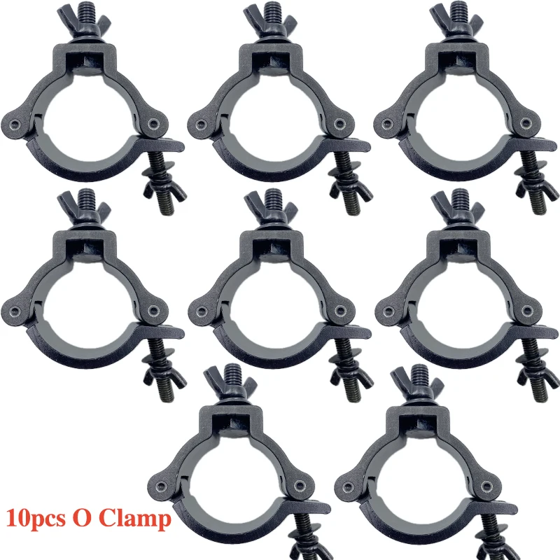 

10Pcs/Lot Stage Light O-Clamp Aluminium Truss Mount DJ Lighting Equipment LED Par Effect Machine Hook Moving Head Security Claw