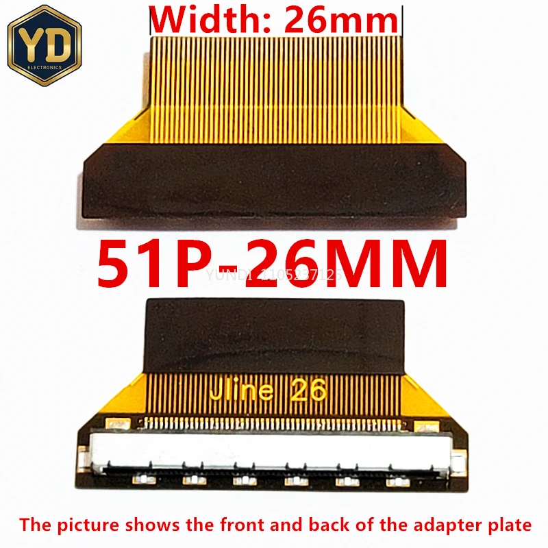 YD 30PIN 51Pin 26MM 27.4MM 29.5MM pitch 0.5 30Pin to 2.0 Controller For FPC flexible flat cable adapter board converter connecto
