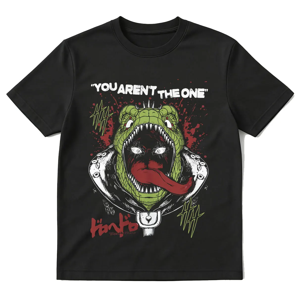 Japanese Anime Dorohedoro Kaiman You Arent The One T-shirt Men Women Clothing Fashion Oversized Cotton Casual T Shirt Streetwear