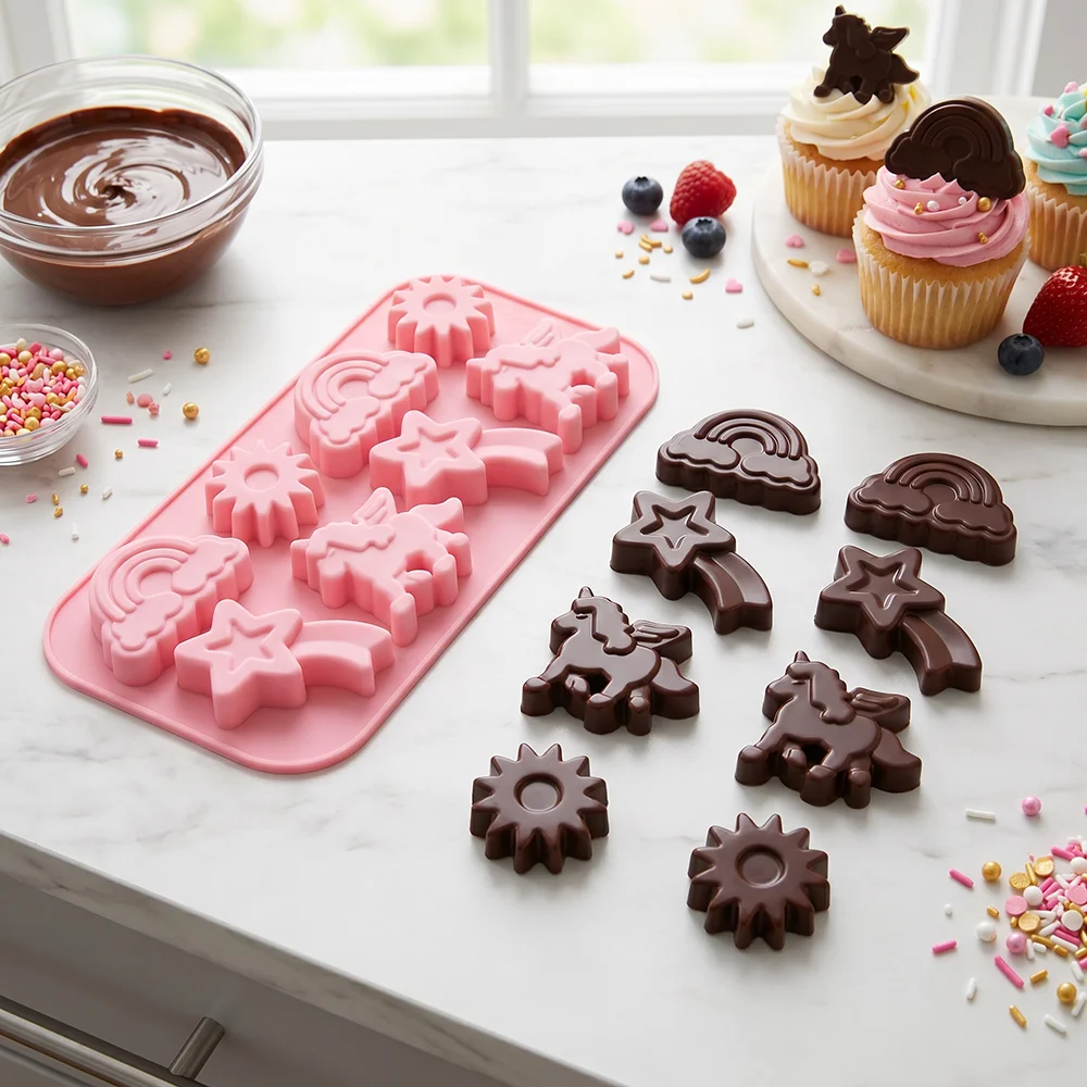 1 Adet 8 Bölmeli Silikon Şeker - Silicone Cake Mold incelemesi ve fiyatı