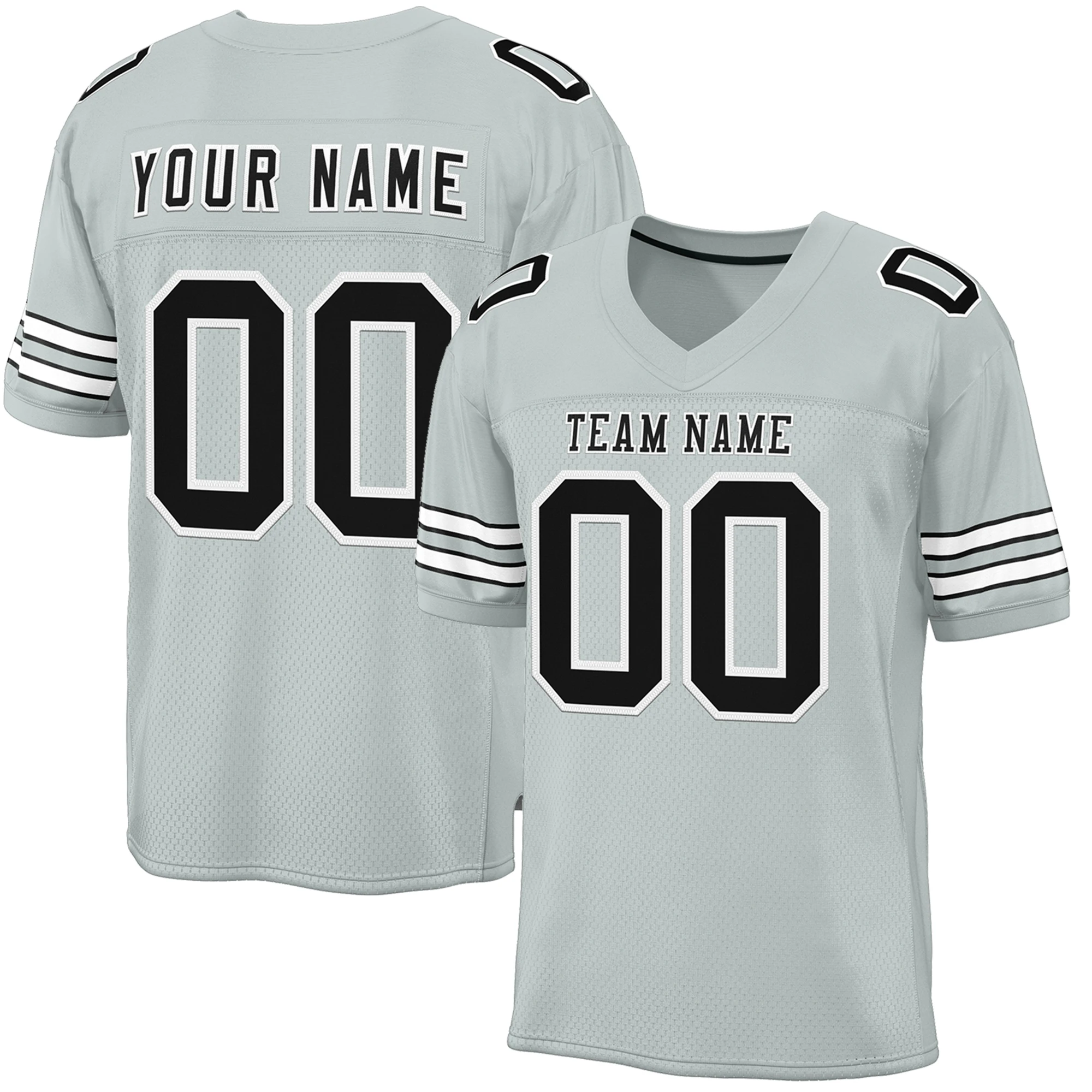 Custom Football Jersey Personalized Printed Name Number Short Sleeve Football Uniform