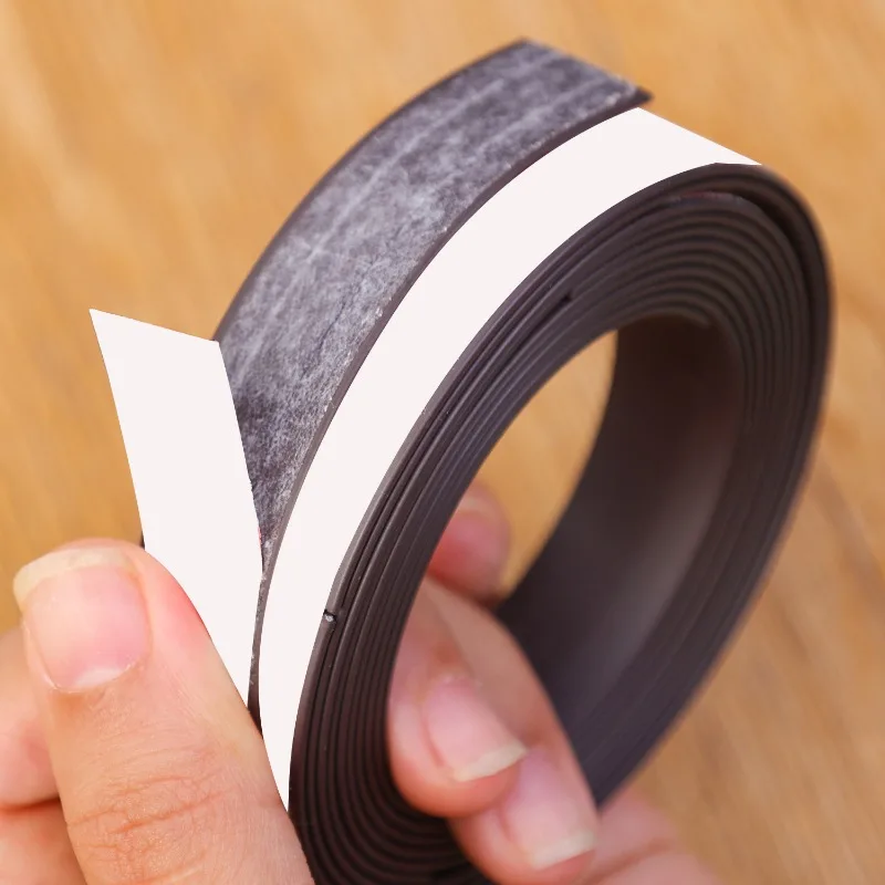 10m/roll Magnetic Self Adhesive Tape Strong Rubber Cuttable Tape DIY Wall Photos Posters Fixed Tool Home Office Storage Supplies
