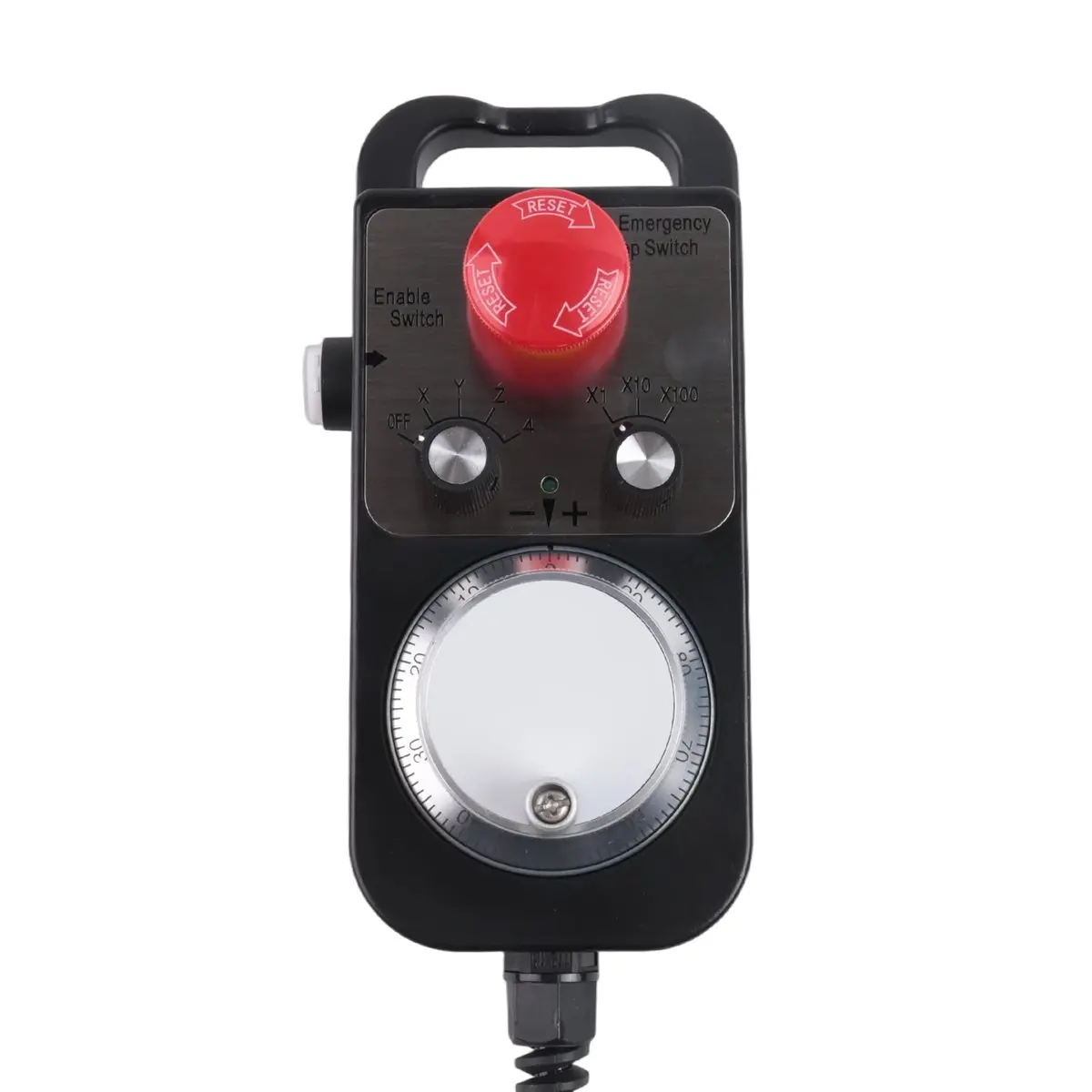[TOP SALE] Universal Cnc 4 Mpg Pendant Hand Wheel 100 Pulse 5V & Emergency Stop Cnc Router Handwheel 4Axis Type