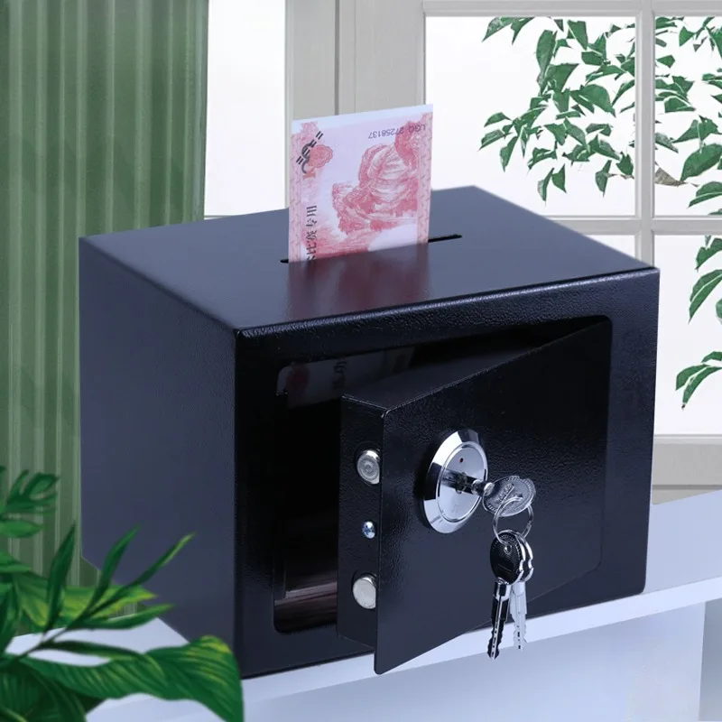 저금통 Modern Simple Stainless Steel Piggy Bank New Large Capacity Children Adult Safe Money Boxes Home Decor Huchas Para Ahorrar