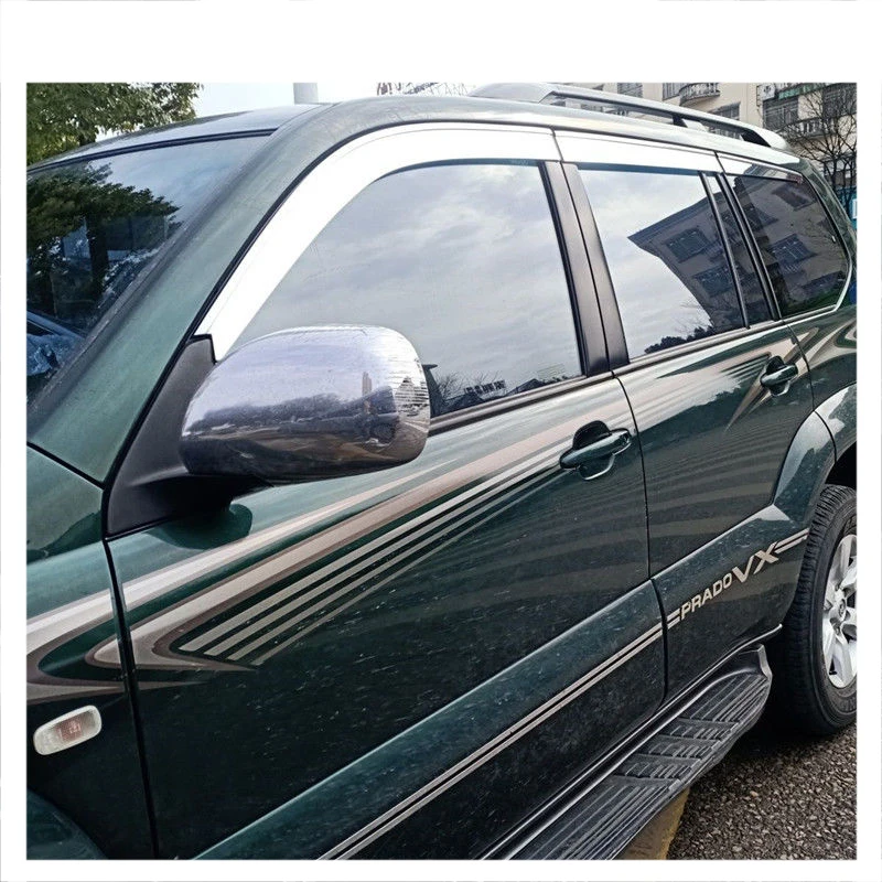 

Car Abs Window Rain Shade Visor Cover For Toyota Land Cruiser Prado 2010 2011 2012 2013 2014 2015 2016 2017 2018 2019 2020 2021