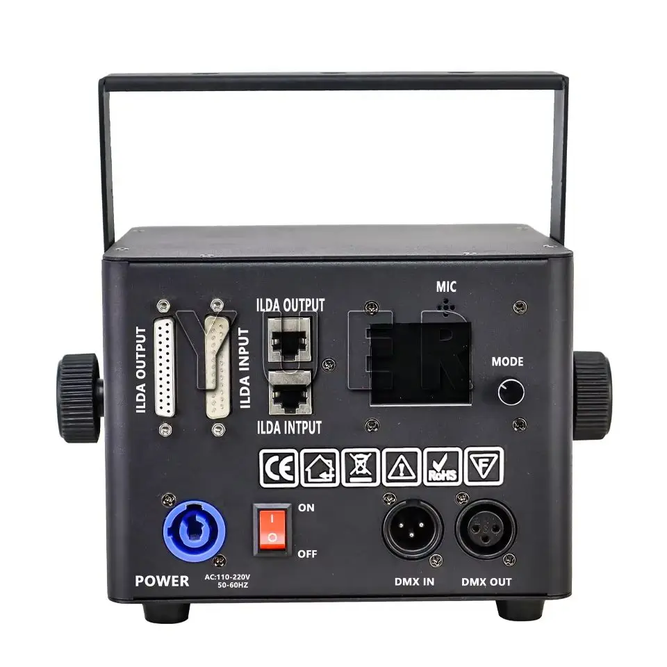 2Pcs/lot Bluetooth APP Control 5W RGB Beam Scanner Stage Lighting For Wedding Party ILDA RJ45 Birthday Dj Disco Lights Projector