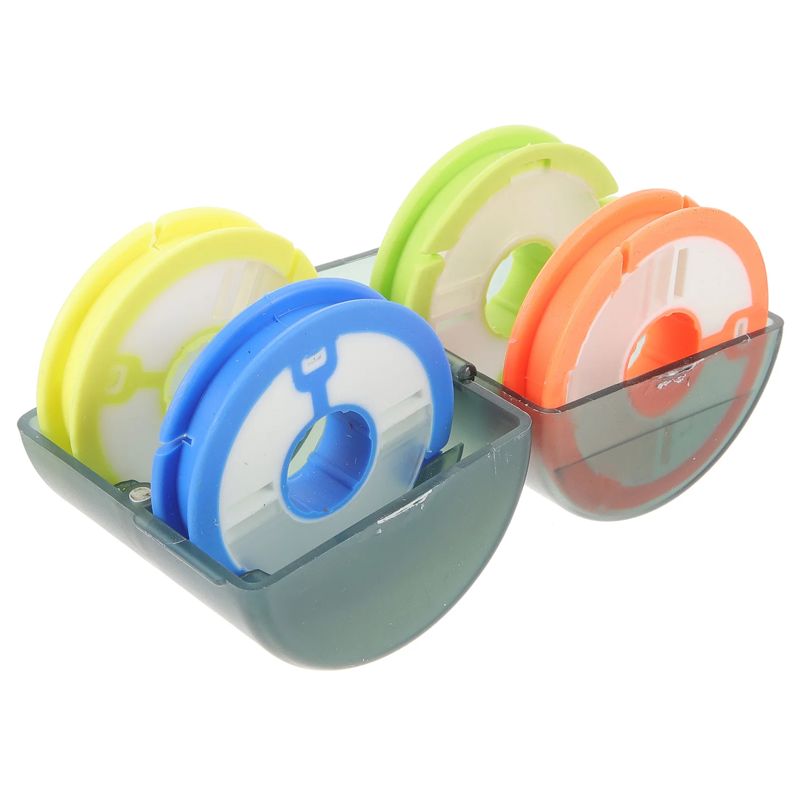

Silicone Fishing Line Organizer Bobbin Spools Round Random Color Lightweight Durable Fishing Reel Suitable for Salt and Fresh