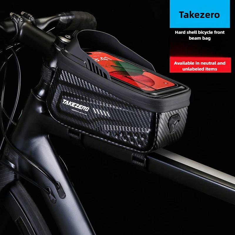 

Уличная велосипедная сумка, водонепроницаемая велосипедная сумка с сенсорным экраном, верхняя передняя трубчатая рамка, сумка для шоссейного велосипеда MTB, чехол для телефона 6,9, аксессуары для велосипеда