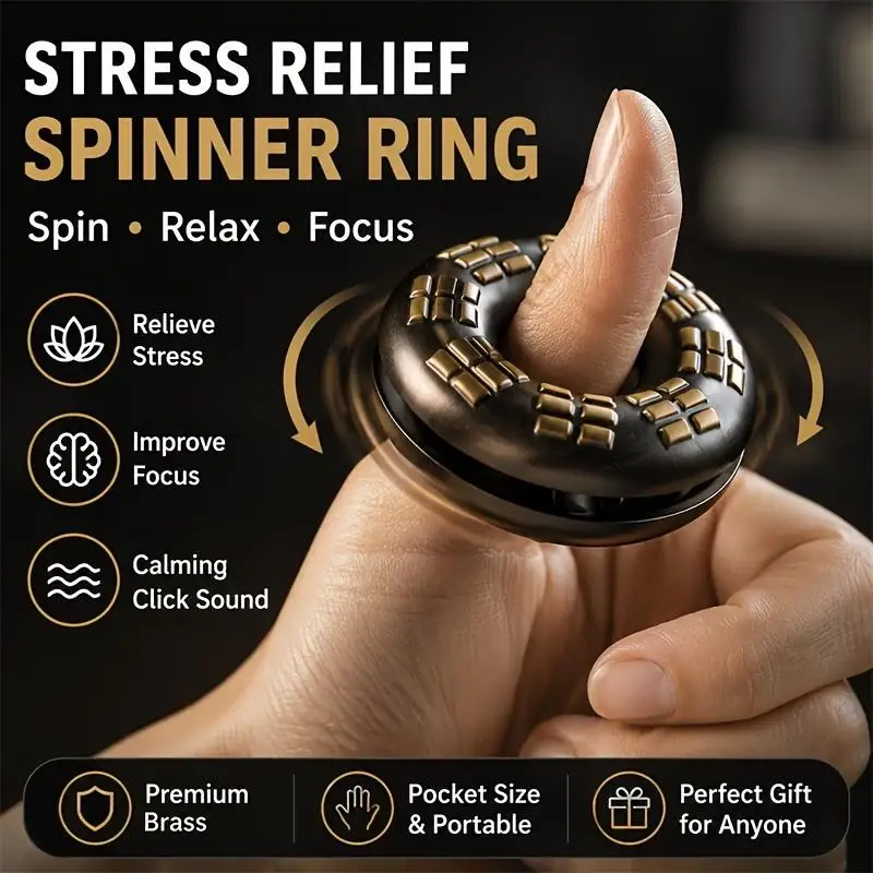 Vintage Meditation Hand Bell Ergonomic Handle Long Ring Collectible Percussion Instrument for Yoga Class Spiritual Gift
