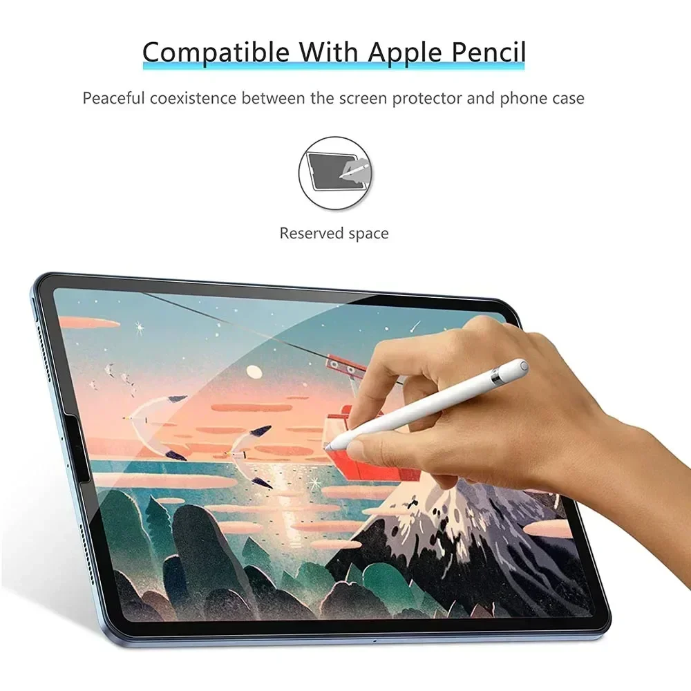 Película protectora de pantalla para tableta, vidrio templado para Apple iPad Air 5, 2022, Air5, 5ª generación, A2588, A2589, A2591, 3 paquetes