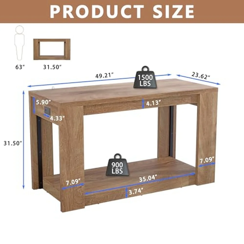 Heavy Duty Fish Tank Stand 75 120 Gallon Aquarium with Power Outlet