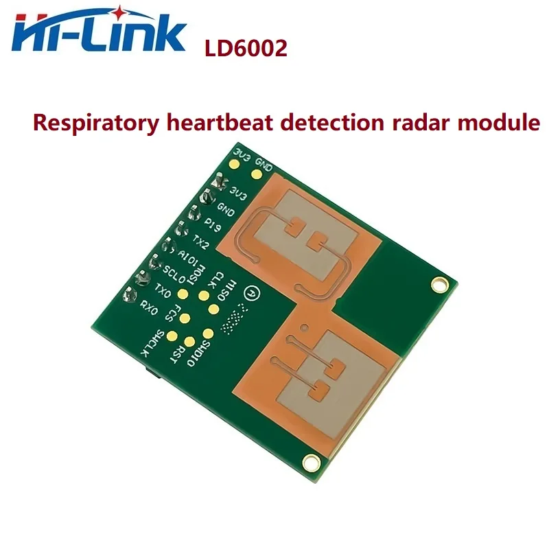 Neues 1MB Flash Atmungs-Echtzeit-Zeichen überwachung 2 t2r Platine Radar modul zur Erkennung der menschlichen Atemwegs herzfrequenz ld6002