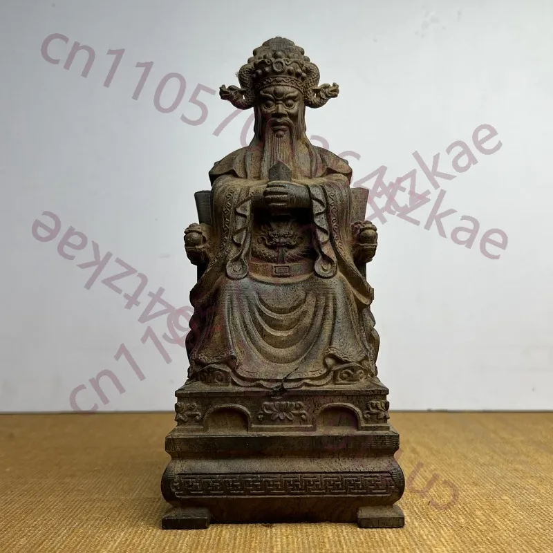 

Статуэтка Дракона-Бога из агарового дерева ручной работы — 19 см (высота) x 8 см (ширина) x 8,5 см (длина) — Деревянная скульптура для домашнего декора и благословения на богатство