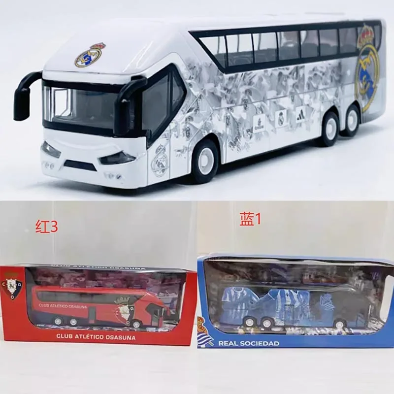 حوالي 20 سم نموذج حافلة فريق سبيكة المقتنيات الهدايا التذكارية الحلي النهائية الثابتة هدايا الكبار هواية وألعاب