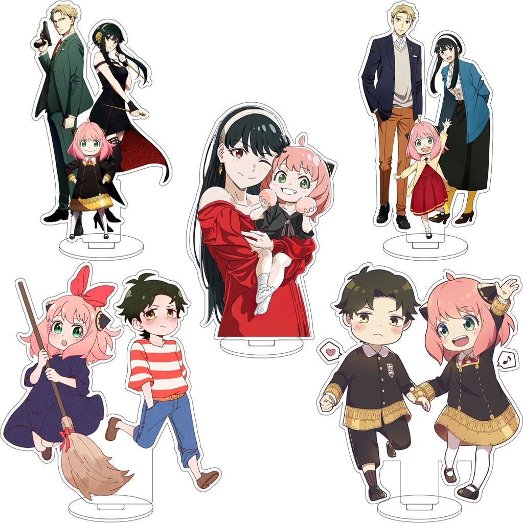 16CM Anime SPY×FAMILY Anya Forger Yor Forger Lloyd Forger Twilight Damian Acrylic Big Stand Figure Cos Ornaments Cute Gifts
