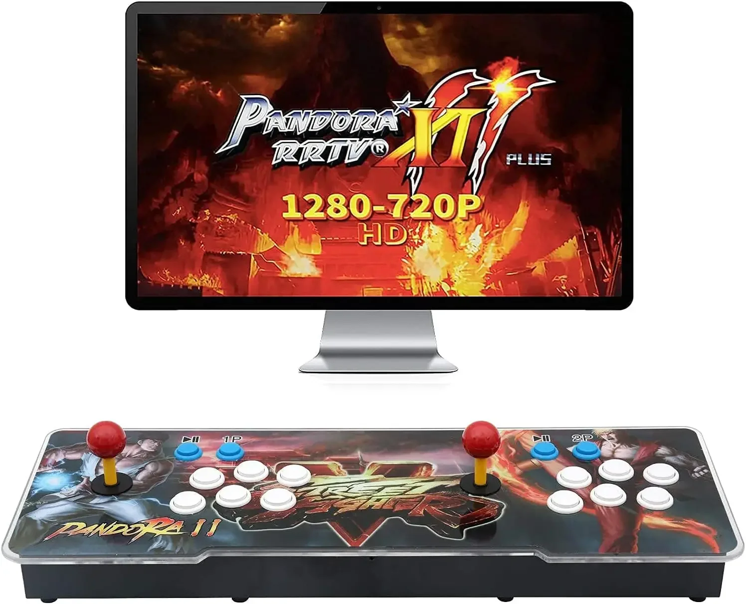 30000 Games in 1 Arcade Game Console,Pandora Treasure 3D Double Stick,30000 Classic Arcade Games,Search Game, Support