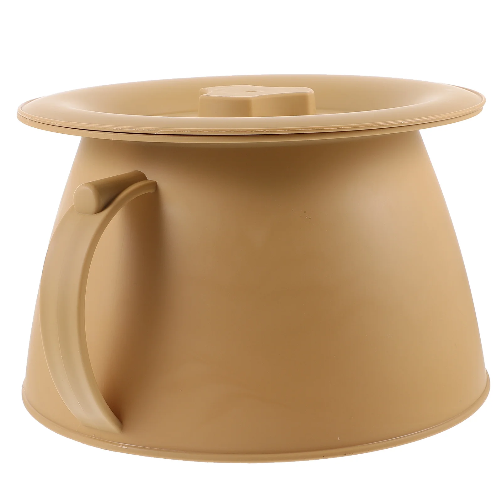 وعاء غرفة بلاستيكي سميك، مبولة محمولة بجانب السرير، دلو للبول، سهل التنظيف لوعاء غرفة المسنين