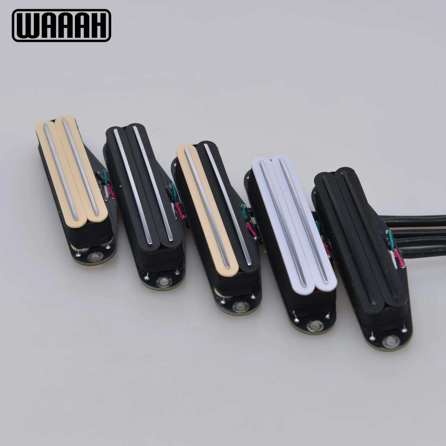 

1Pcs Ceramic Rail Humbucker Hot Dual Rails Guitar Pickup Black White Yellow Color For Electric Guitar Parts