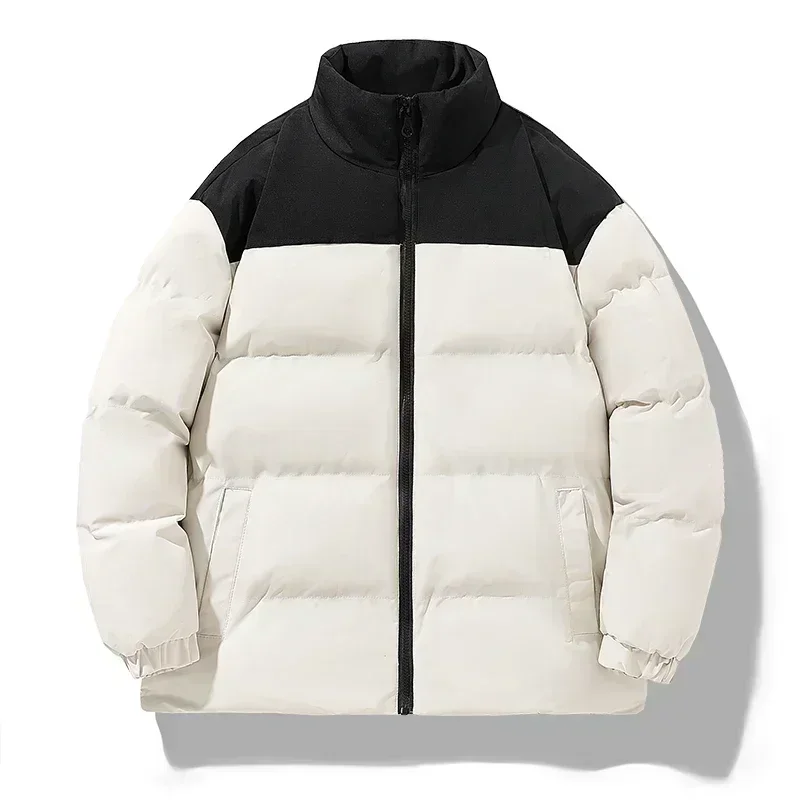 2024 Winter Jacket Men Women Trendy Casual Color collision Graphene Black Gold Warm Parka Outdoor Ski Down Cotton Padded Jacket