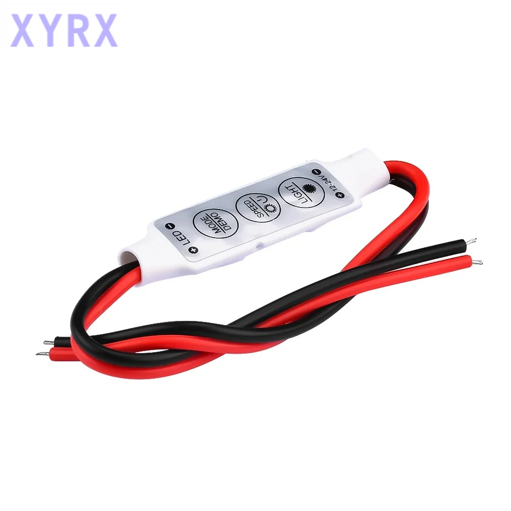 10/5Pcs Mini 12V LED Light Dimming 3 Keys Controller Dimmer Driver and Switch 3528 5050 5630 Newest Control Led Strip Light