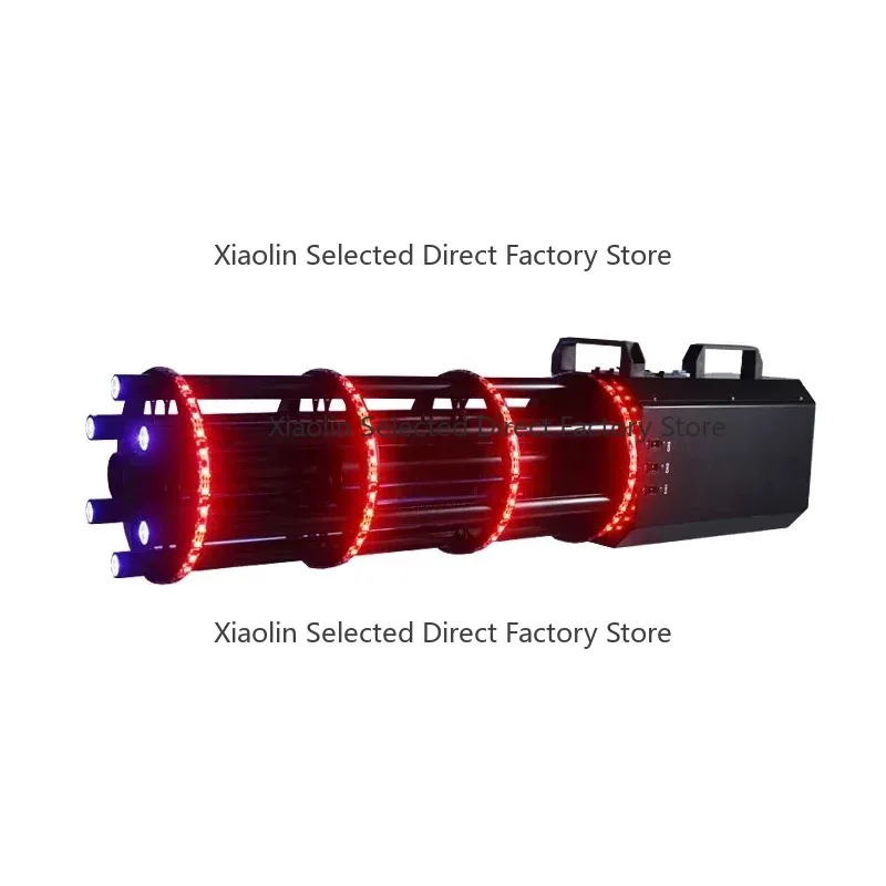 Portable 6‑Head LED Battery Confetti Machine Electric Confetti Cannon For DJ Disco Wedding Nightclub Party Stage Decoration