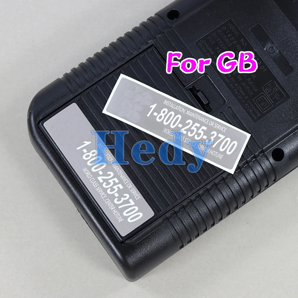 GB 콘솔 배터리 커버 스티커 용 게임 보이 용 10PCS 새로운 Lables 스티커 교체