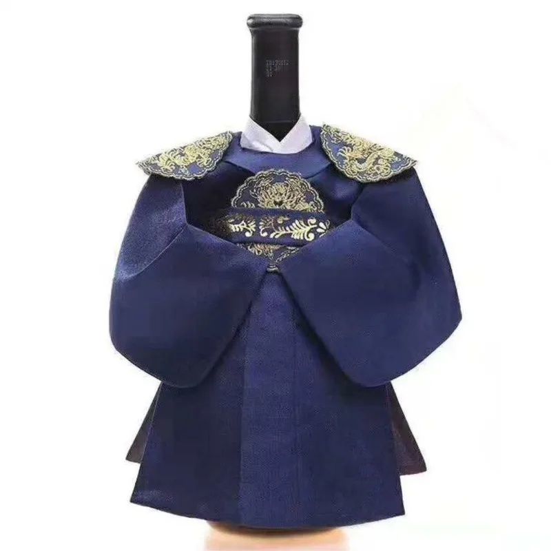 Korean Princess Skirt Style Wine Bottle Cover Red Wine Decoration Korean Cloth Art Home Wine Cabinet Decoration Dust Cover ZD909