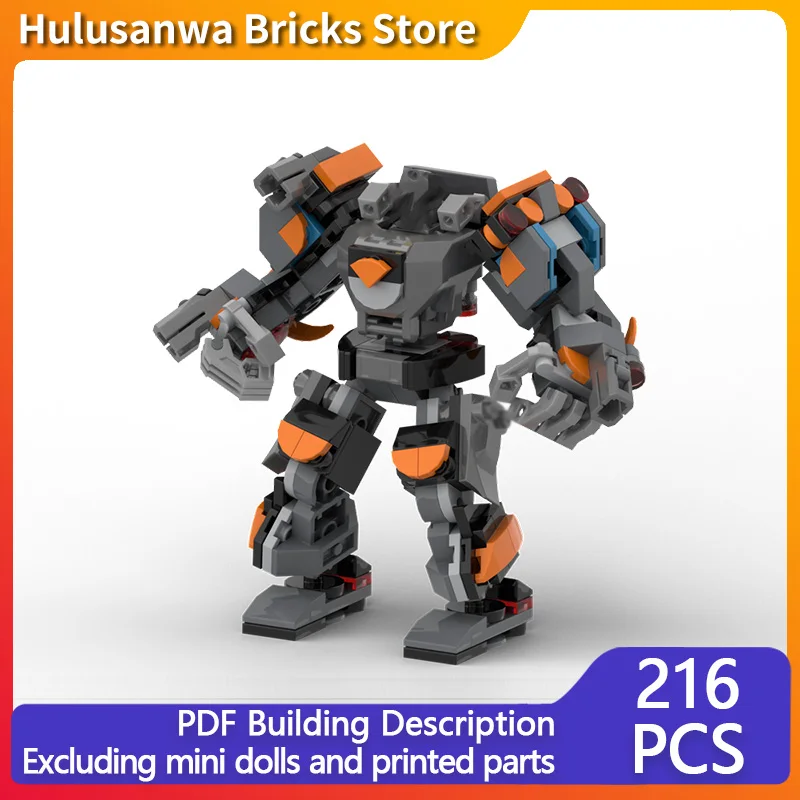 

Combat Machine Mech Armor Model MOC Building Bricks War Equipment Modular Technology Gifts Holiday Assemble Children Toys Suit