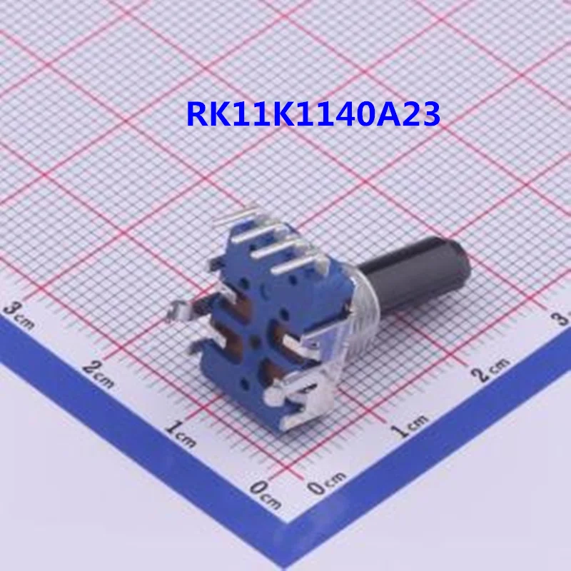 5PCS 100% Original RK11K1140A23 Potentiometer B10K Shaft Length 18mm Amplifier Potentiometer 4 Pin