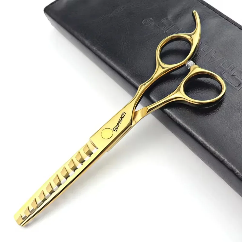 SHARONDS Hairdressing Professional Scissors 6.5 Inch Hairdresser Dedicated Clippers Barber Thinning Shears Hair Cutting Tools