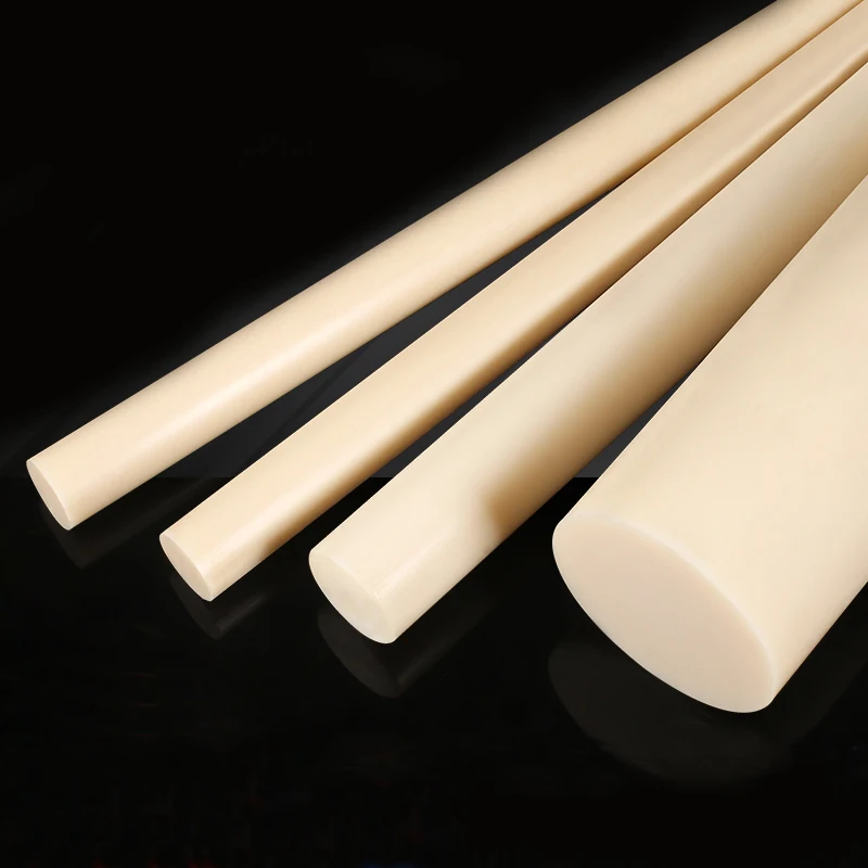 1Pcs Length 500mm Beige ABS Styrene ABS Round Rod Diameter 35/40/45/50/55/60/65mm Craft Architecural