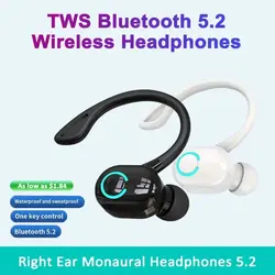 Bluetooth Headset Ear Hook Type Low Delay Noise Reduction Single Ear Sports Business Wireless Headset