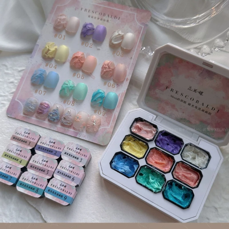 

9 Colors Aurora Alice in Wonderland Gel 3D Sculpting Drawing Nail Art UV/LED Gel Polish Varnish Nail Art gel nail polish