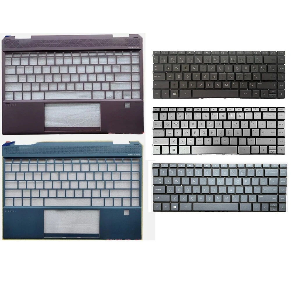 

For HP Spectre X360 13-AP Laptop Palmrest Cover Shell Backlit Keyboard