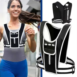 Reflective Running Backpack Lightweight Sports Running Phone Mobile Card Bag Water Running Bag Vest Sport Accessories Vest