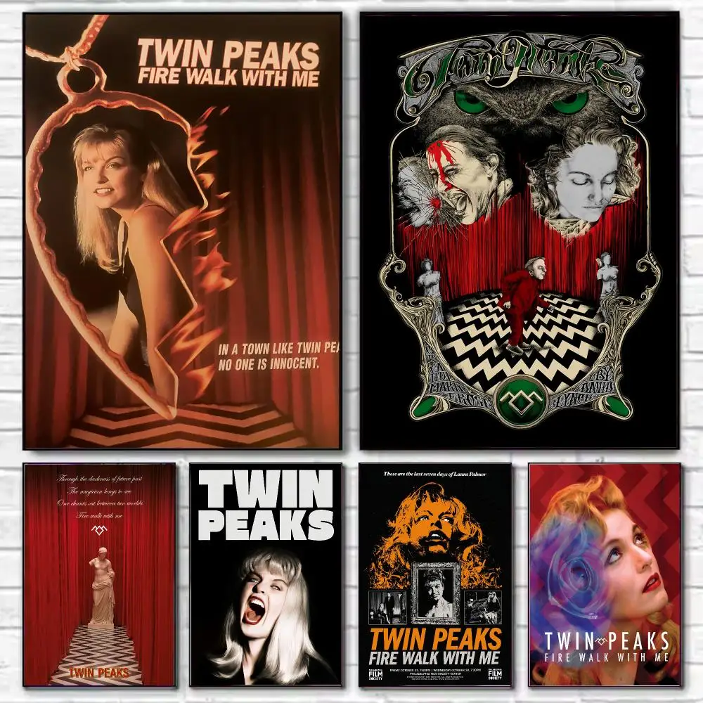 Drama Twin Peaks Poster Stylish Wall Art Print for Living Room Bedroom Study Office Café Home Decor Modern Gift